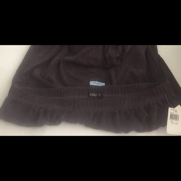 New Vikki Vi Purple Pants 2X Nordstrom made in USA - Picture 6 of 16